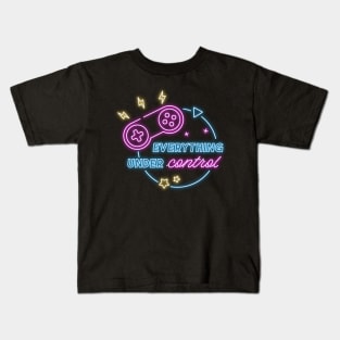 Cool neon gaming quote Kids T-Shirt